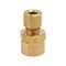 Thrifco Plumbing No. 66-C 1/4 Inch x 1/4 Inch Lead-Free Brass Compression FIP Adapt 4401075 - alternate 4